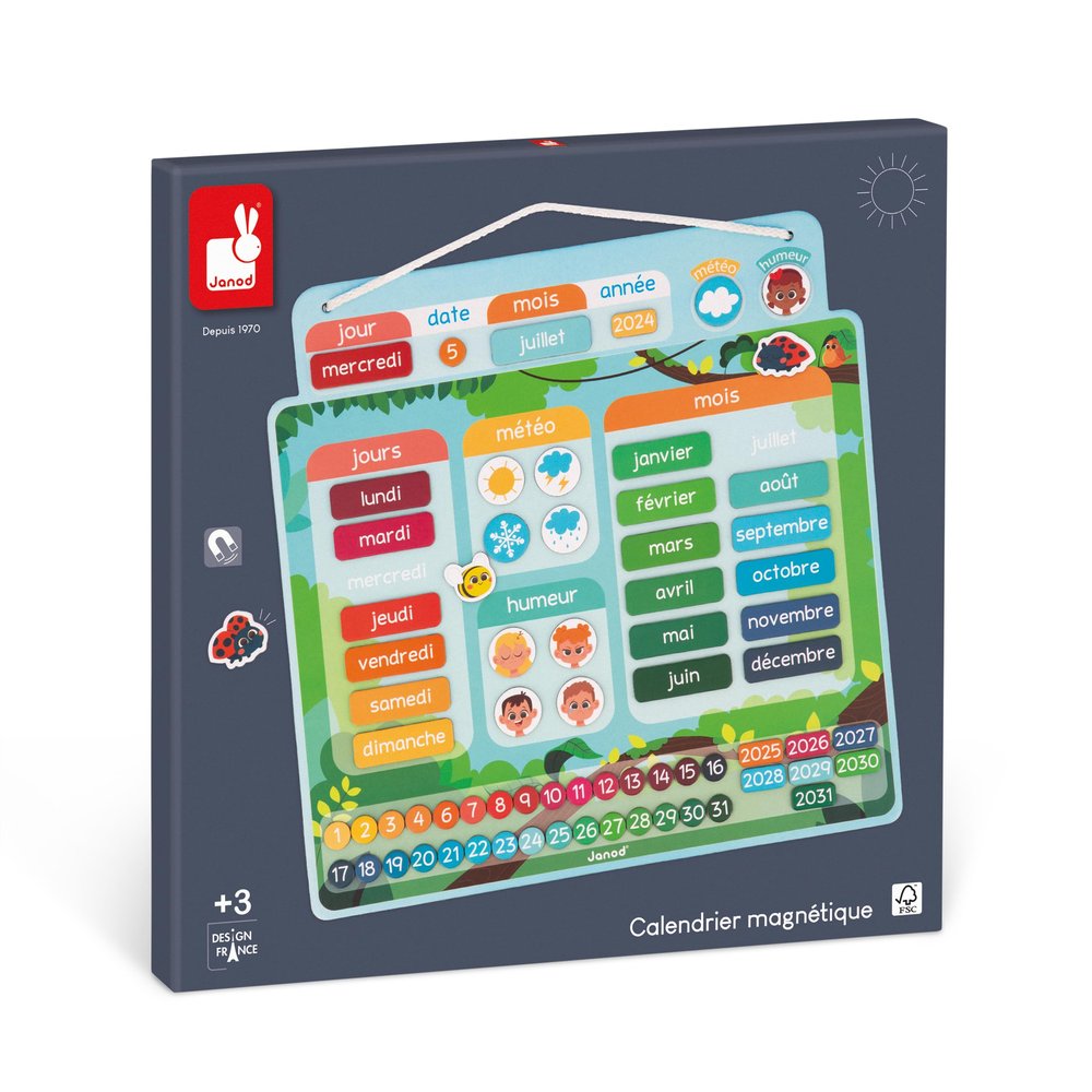 JANOD - Magnets and Magnetic Toys, Multicolor (J05466)