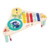 Janod - Gioia Wooden Musical Table - 3 Children's Musical Instruments - Imitation Toy and Musical Stimulus - Water Painting - from 12 Months, J07655 view 2