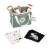 Janod Pretend Play Vet Suitcase  15-Piece Role Play Veterinary Kit in Durable Zip-Up Cloth Case with Badge, X-Rays, Prescription Cards & Pet Care Tools  Ages 3+ - J06466 view 2