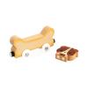 Janod - Pets Wooden Animal Car Train Push and Go Playset - Toddler Playtime - Magnetic Interchangeable Cars - Encourages Imaginative Play - Adorable Animal Characters, Safe Quality Materials view 4
