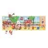 Janod - Magneti'stories Firefighters - Imaginative Play - Sparks Creative Imagination - Encourages Storytelling and Role Play - Enhances Fine Motor Skills view 1