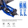 AllinRC 6061-T6 Aluminum Suspension Arms  Front & Rear Upper/Lower Link Set for Traxxas X-Maxx 89076 89086 (Replacement for WideMaxx 8995/8998/8999, Blue, 8PCS) view 3