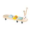 Janod - Sweet Cocoon Wooden Caterpillar Music Stand - Ages 12 Months to 3 Years - Early Music Education - Stimulates Auditory Senses - Engaging and Educational Toy - J04058 view 1