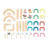 Janod - Applepop Children's Marble Game - Skill Game - 6 Steps + 2 Marbles + 4 Pieces - Exercise Dexterity and Concentration - FSC Wooden Toy - Ages 3 and Up, J03357 view 3