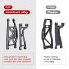 AllinRC RC Suspension Arms Aluminum Front & Rear Upper Lower Arms Kit for Traxxas WideMaxx 8995 8998 8999 Upgrade Parts, 8PCS (Black) view 2