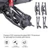 AllinRC RC Suspension Arms Aluminum Front & Rear Upper Lower Arms Kit for Traxxas WideMaxx 8995 8998 8999 Upgrade Parts, 8PCS (Black) view 3