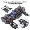 AllinRC RC Suspension Arms Aluminum Front & Rear Upper Lower Arms Kit for Traxxas WideMaxx 8995 8998 8999 Upgrade Parts, 8PCS (Black) view 4