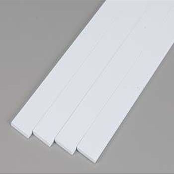 212 Main 0.080 x 0.625 in. Model Railroad Scratch Building Plastic Styrene Strips - 4