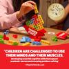 Tower Stack by Relatable, Exciting Tower Game for Kids & Adults Family Game Night, Fun Stacking and Building Toys, Includes 36 Cards, 24 Blocks, 1 Tower Body, 1 Tower Stand, and Instructions view 2