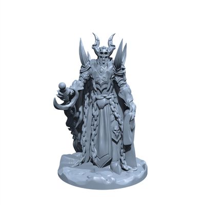 Baron Morghoul The Impaler | Dark Conqueror | Death Knight Miniature for Tabletop Games Like D&D and War Gaming Large