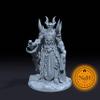 Baron Morghoul The Impaler | Dark Conqueror | Death Knight Miniature for Tabletop Games Like D&D and War Gaming Large view 2