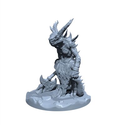 Dire Kobold | Yeenoghu Butcher | Fiend Miniature for Tabletop Games Like D&D 5e and TTRPG War Gaming Large (Normal Size)