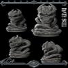 Cindermaw The Searing | Flame Skull | Deathskull | Miniature for Tabletop Games Like D&D and War Gaming Medium view 3
