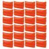 12 Pairs Large Inflatable Arm Bands Kids Swim Floaties Float Wings Pool Beach Children Swimming Floats Floater Sleeves Armlets Tubes Flotation Orange 10"X6.5" Armbands Water Fun Floating Training view 1