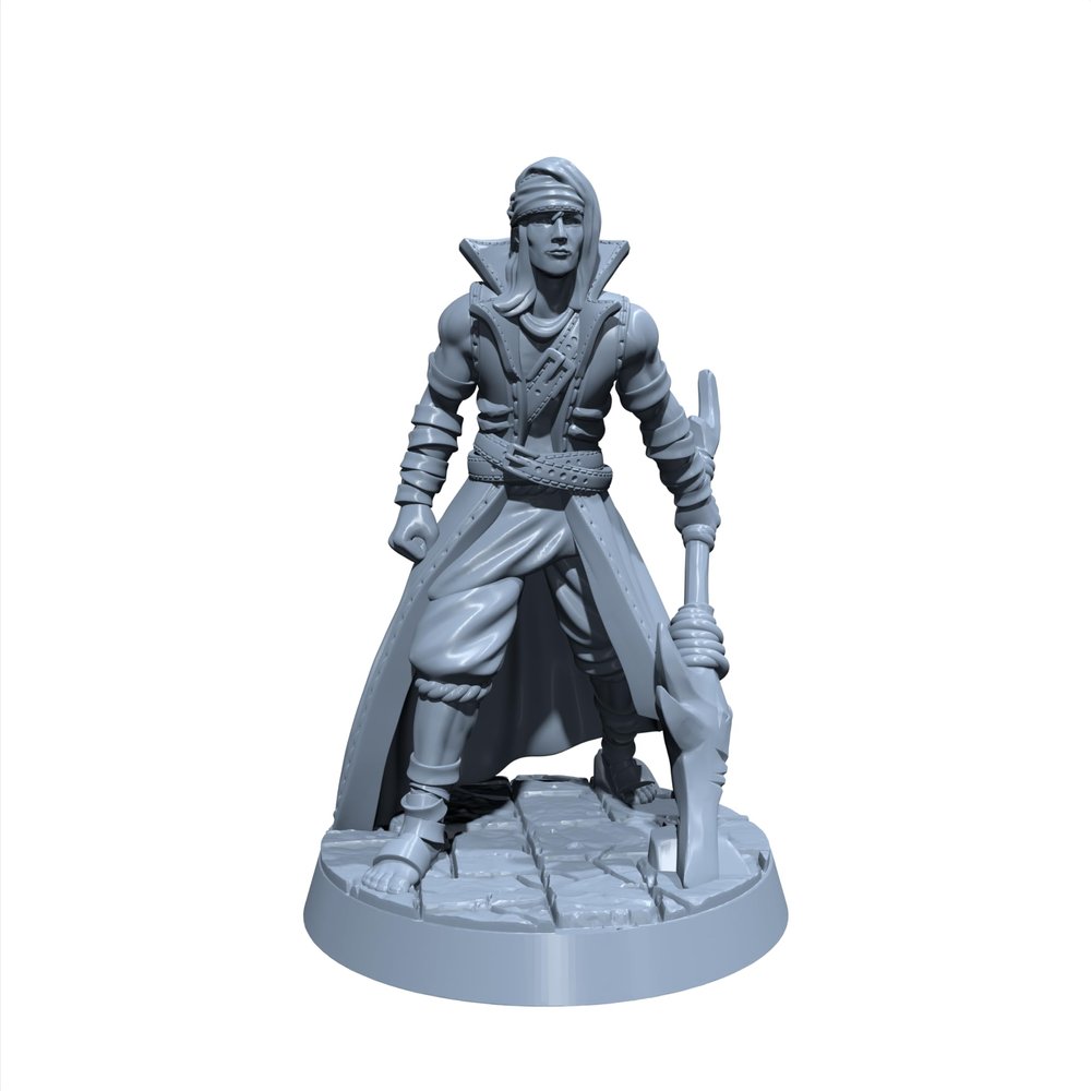 Harlan Seablade | Dock Side Assassin | Pirate Ship Crew Mate | Dragon Cult Miniature for Tabletop Games Like D&D 5e and TTRPG War Gaming Medium (Normal Size)