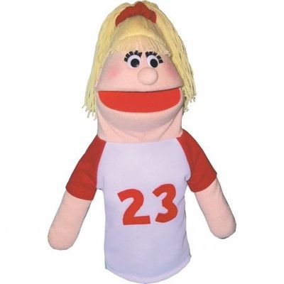 212 Main Athletic Girl Puppet- Hispanic- 18 inch
