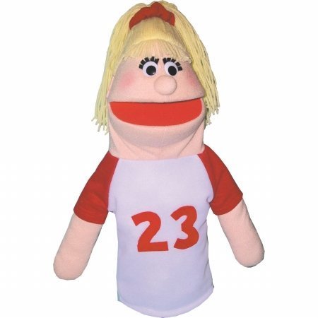 212 Main Athletic Girl Puppet- Hispanic- 18 inch