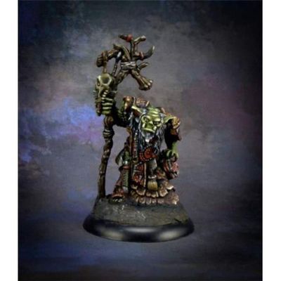 212 Main Bones Black Orc Shaman Surkar Miniatures