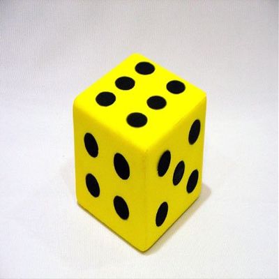 212 Main 6 Inch Foam Dice with Dots