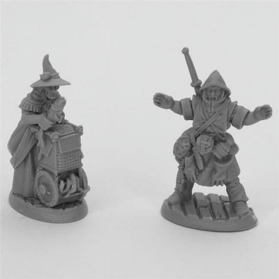 212 Main Bones Dreadmere Fishmongers Miniatures, Black - Pack of 2