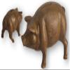 212 Main Cast Iron Pig Bank Rust view 1