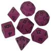 212 Main Purple Glow Dark Resin Dice Set view 1