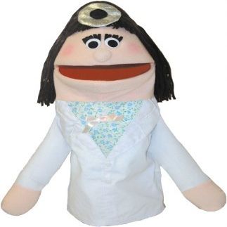 212 Main Doctor Puppet- Female- Hispanic- 18 inch
