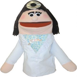 212 Main Doctor Puppet- Female- Hispanic- 18 inch