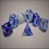 212 Main 27466 Nebula Dark Blue White Numbers Dice Set of 7 view 1