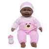 212 Main Lots to Cuddle Babies African American Soft Body Baby Doll Pink - 20 Inch view 1