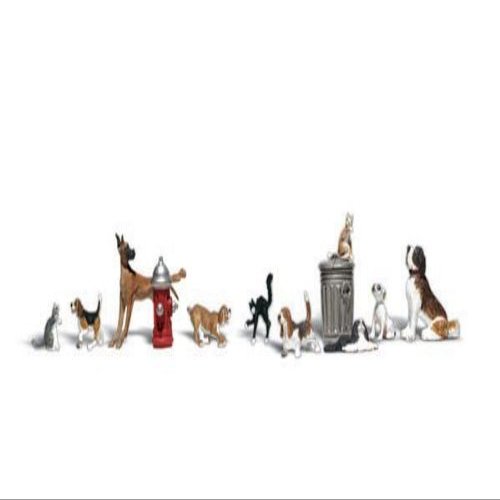 212 Main Dogs & Cats - O Scale, 11 Piece