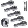 5 PCS FriHobby M3 25T Servo Horns Aluminum Servo Arms for Futaba Savox Axial HL HSP HD Xcore RC Crawler Car Truck Buggies Drift Racing Car Airplane-Silver view 1