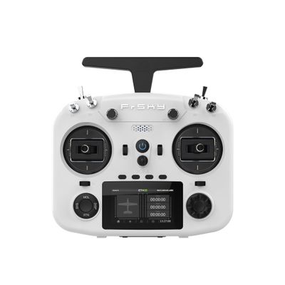 FrSky Twin X14 Dual 2.4G 24CH High-Speed Low-Latency RC Radio System with TW Mode and ACCST D16/ACCESS Transmitter (White)