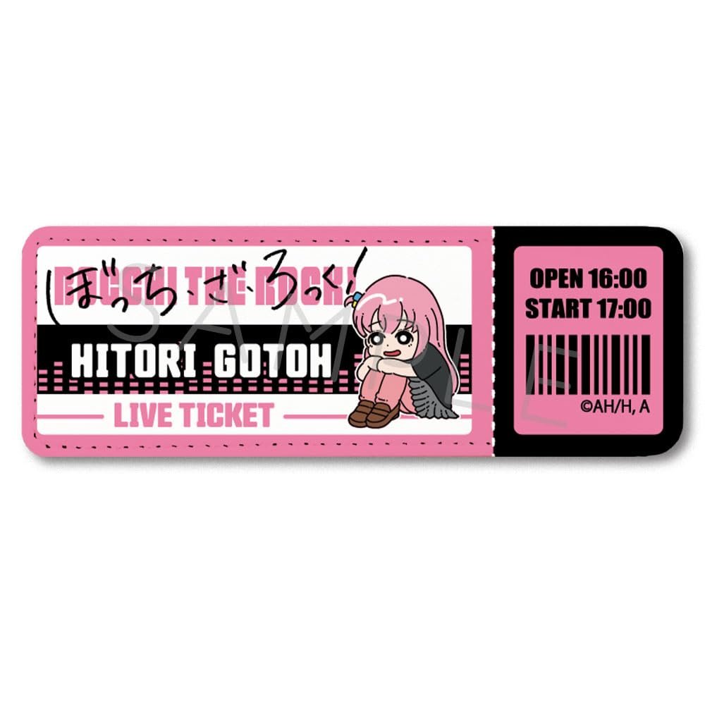 Anime "Bocchiza Roku!" (Hitori Goto) Vol. 2 Leather Badge [Long] SA