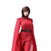 1/6 Scale Female Clothes,Female Evening Dress Suit Jumpsuits Bracelet High Heels Shoes Clothes Accessory Set for 12inch PH TBL Worldbox VC Action Figure Body (Red) view 4