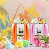 Lynasoi Easter Basket with Bunny Ears, Personalized Easter Basket, Easter Baskets for Kids - Pink Sunglasses Bunny view 3