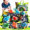 Big Cartoon Truck Car Toys for 1 Year Old Boy with Playmat/Storage Bag|Baby and Toddler Toys 12-18 Months & Age 1-2 with Trailor|1st Birthday Gift for 1 2 Year Old Boy view 1