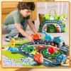 Big Cartoon Truck Car Toys for 1 Year Old Boy with Playmat/Storage Bag|Baby and Toddler Toys 12-18 Months & Age 1-2 with Trailor|1st Birthday Gift for 1 2 Year Old Boy view 3