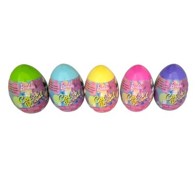 Barbie Color Reveal Easter Egg Surprise Bundle (HJX67 Series)  5 Mystery Eggs with Color-Reveal Dolls & Accessories  Spring Holiday Blind Bag Fun  Mattel Ages 3+