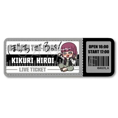 Anime Bocchiza Roku Kikuri Hiroi Vol. 2 Leather Badge [Long] SG