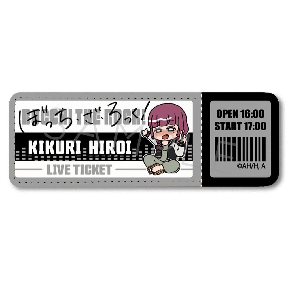 Anime Bocchiza Roku Kikuri Hiroi Vol. 2 Leather Badge [Long] SG