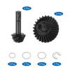 uxcell Steel Diff Gear, 27T 8T Helical Gear RC Car, 2 Sets for SCX10 Crawler Truck Car Upgrades Parts Accessories view 3