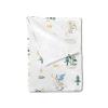 Cartoon Fairy Tale Dragon Moon Stars Clouds Trees Baby Blanket for Boy Girl Watercolor Dragons Flannel Swaddle Blanket Soft Receiving Blankets for Crib Newborn Nursery Toddler Bed Blanket 30x40 view 1