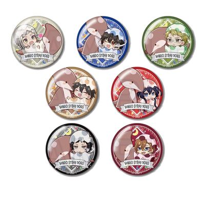 Bungo Stray Dogs Gyaokore Trading Can Badge Baby Tama Ver. 7 Piece Box