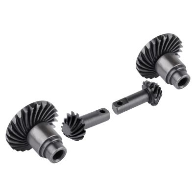 GoHobby Steel 12T/24T Overdrive Gears Helical Gear Set for TRX4M TRX4MT Upgrades 1/18 RC Crawler, Front & Rear (4-Pack)