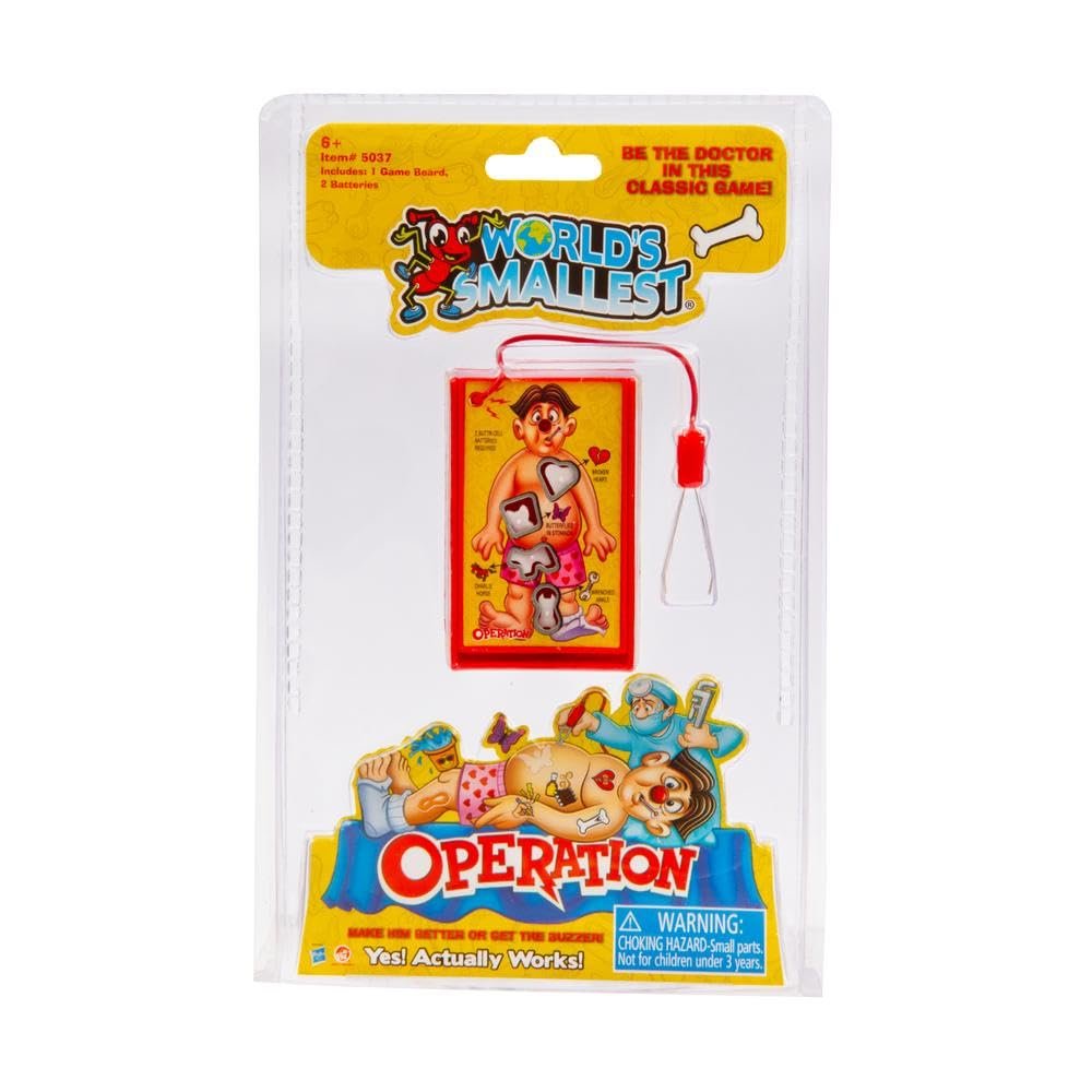 Giochi Preziosi World's Smallest  The Smallest Cheerful Surgeon Ever That Can Also Keep in Your Pocket But with The Same Functions As The Original Version, for Children from 6 Years Old