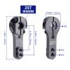 CrazyHobby 5PCS Aluminum 25T Servo Horns M2.5 Threads Steering Arm Compatible with Futaba Savox Power HD HSP MG995 MG996 Servos for RC Car Upgrades view 3