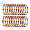 Holibanna 40pcs Tropical Luau Garland Necklace Hawaii Flowers Necklace for Beach Gatherings Celebrations view 4