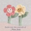 MON AMI Soft Baby Rattle Toy Set of 2 Pcs | 6-Inch Flower Shaped Plush Stuffed Rattle for Newborns | Sensory Development Toy for Infants & Toddlers | Ideal Gift for Baby Showers & Birthdays view 4
