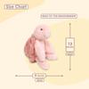 MON AMI Yertle The Turtle Stuffed Animal  10.6 Inches | Sea Turtle Plush Toy for Nursery Dcor & Playtime Toy for Kids of All Ages view 2